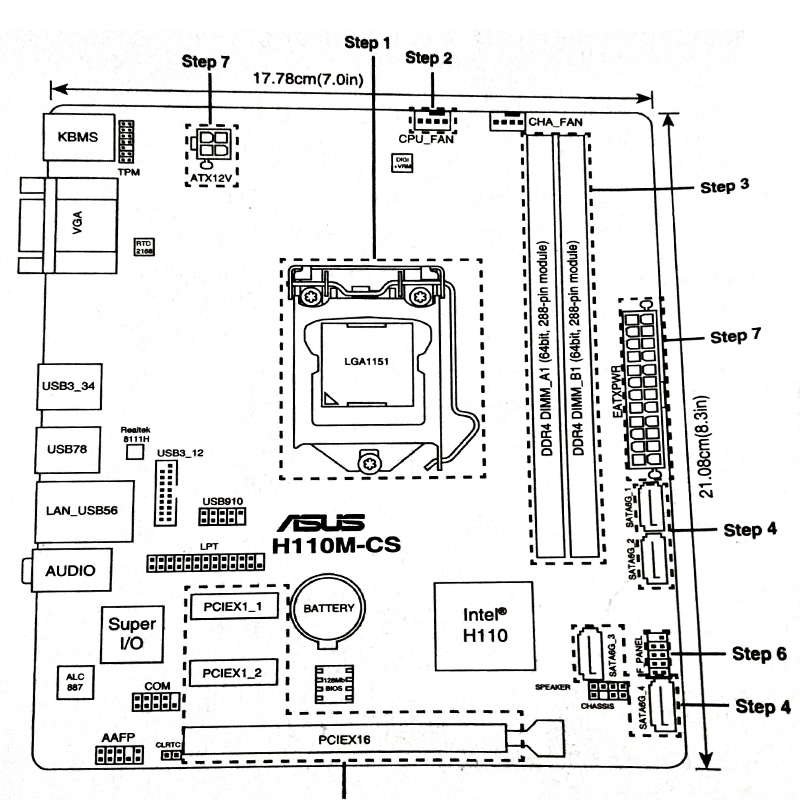 Motherboard Labeled